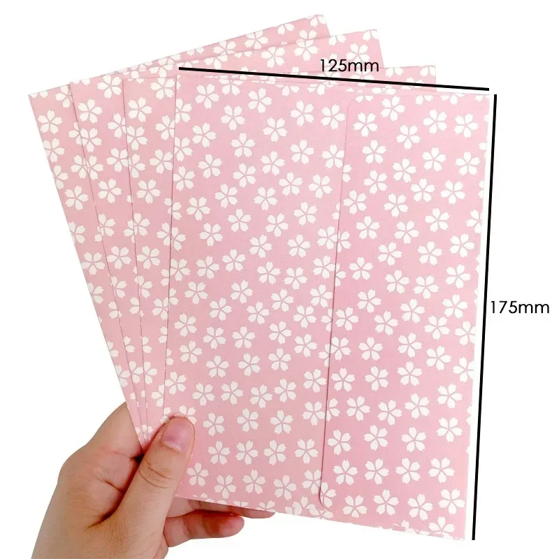 10pcs per pack Sakura Envelope Writing Letter Paper Stationery Beautiful Flower Office School supply