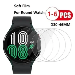 Universal Round Watch Hydrogel Screen Protector - Protective Film - 1 pc Film (Diameter 41MM)