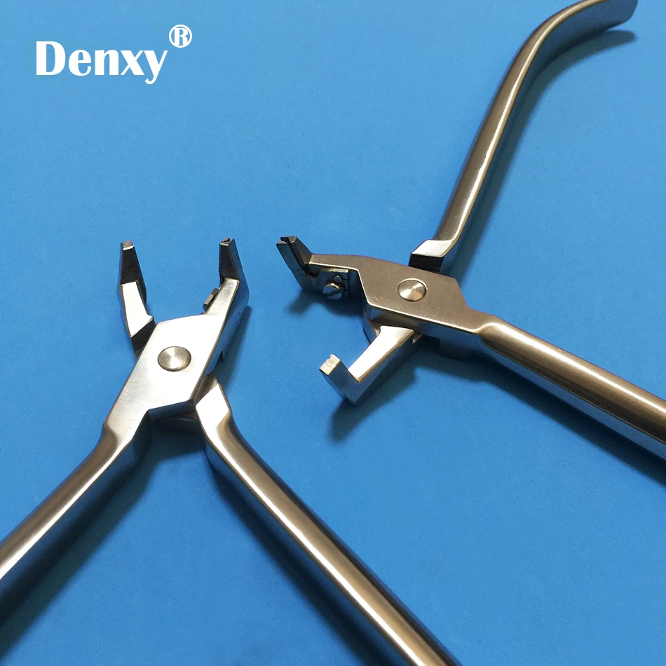 1pc Denxy Dental Orthodontic Pliers Medical stainless steel Flat Distal