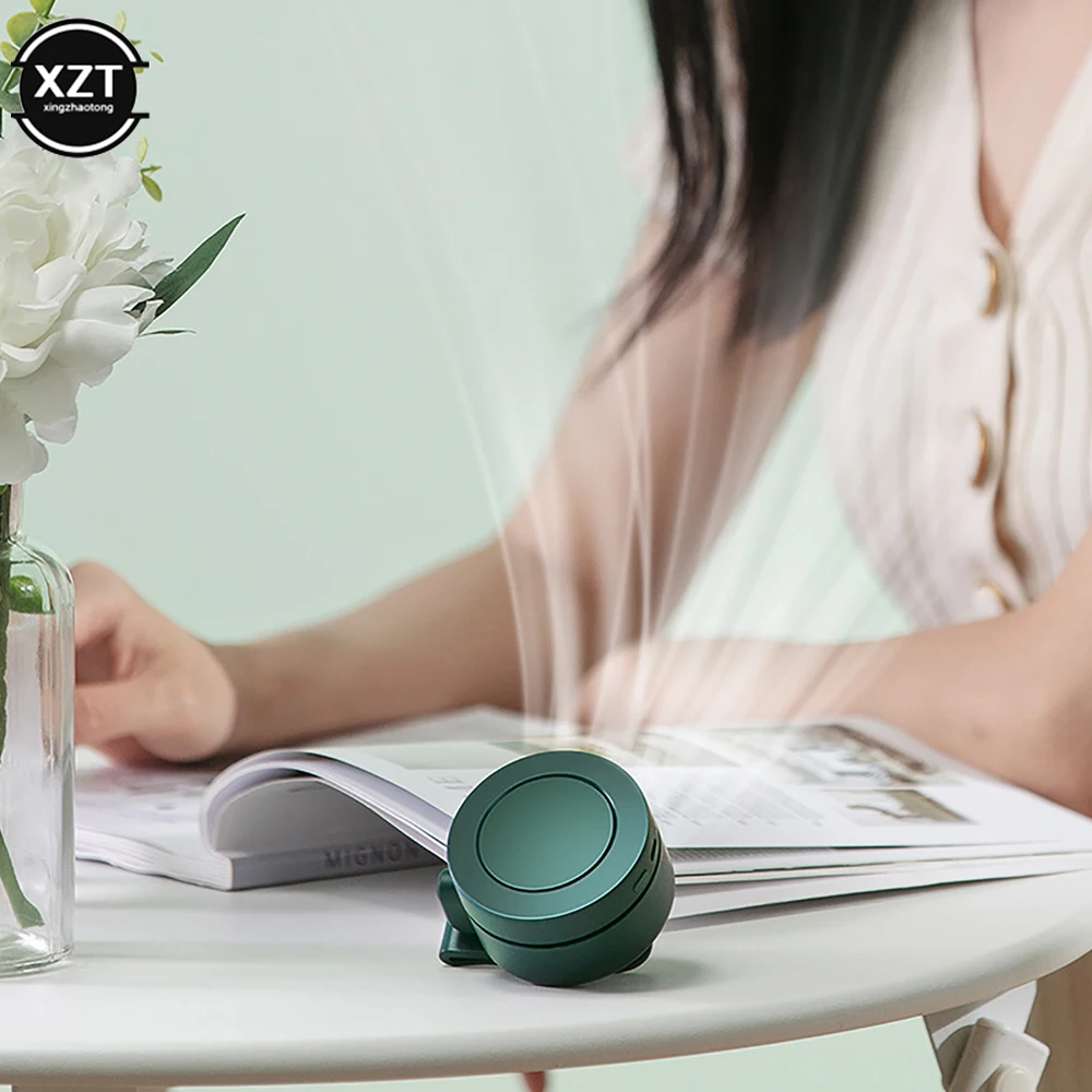 Newest Mini Clip Fan USB Charging Summer Cooling Fan Office Home Travel Portable Personal Cooler Air Conditioner