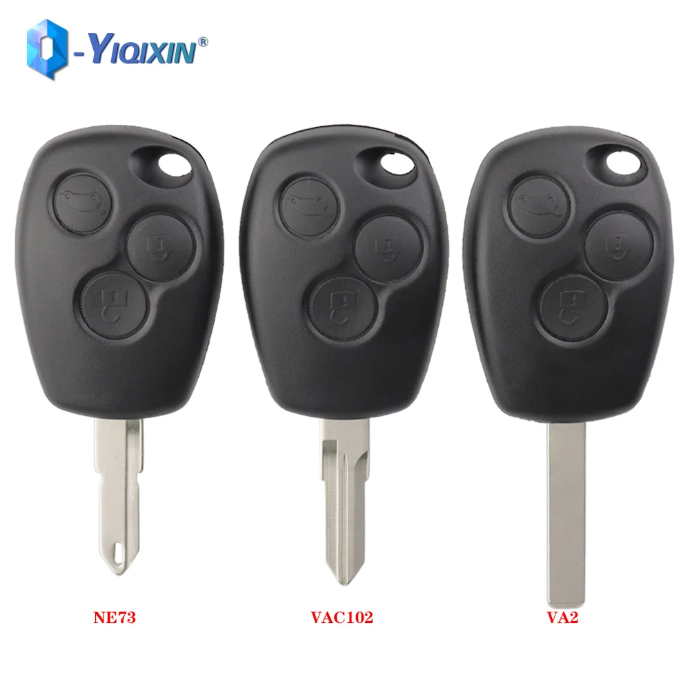 YIQIXIN 2/3 Buttons Remote Car Key Shell For Renault Clio Megane Modus Espace Duster Laguna Logan Sandero Kango For Nissan Auto
