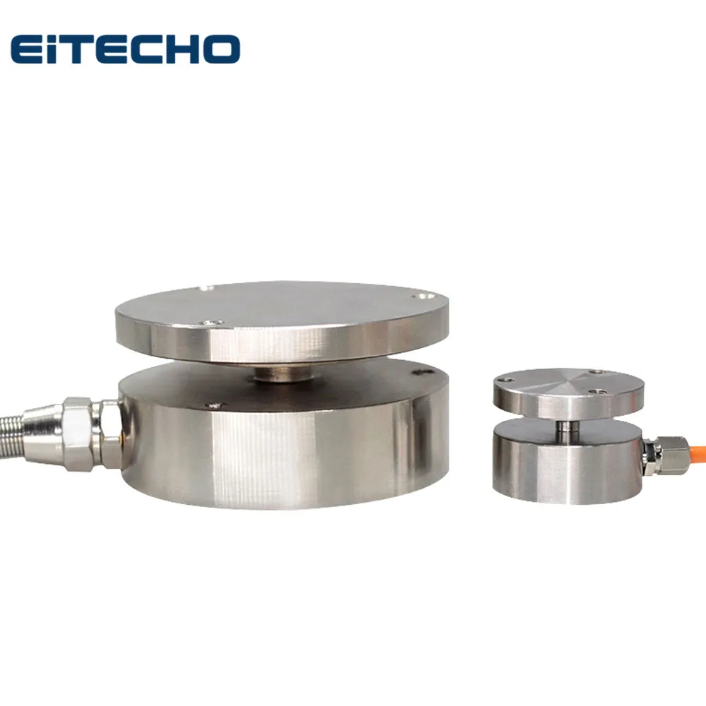 Miniature Flat Force Load Cell Sensor High Frequency &Phi;25 Tension Pressure 20 30 50 100 200 300 500 1000 2000 KG 1 2 Ton