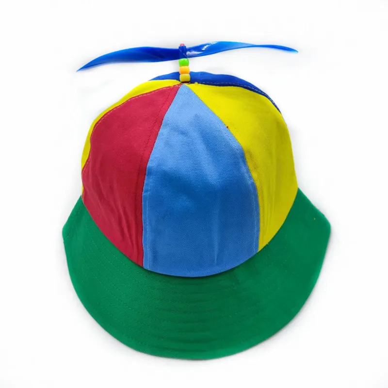 20 Colors Size S&L Men Women Baseball Caps Funny Propeller Rainbow Helicopter Top Hat  Y2K 3