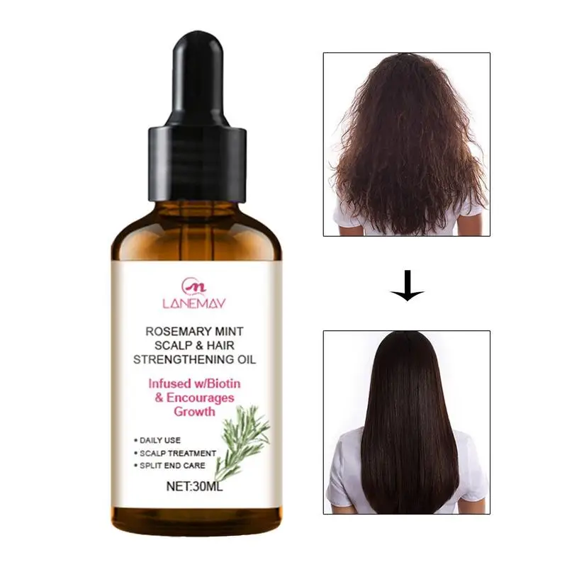 

Organic Rosemary Oil For Hair Women Hair Care Oil For Hair Growth Rosemary Hair Oil Plant Organic Oil 30ml Anti Hair Loss