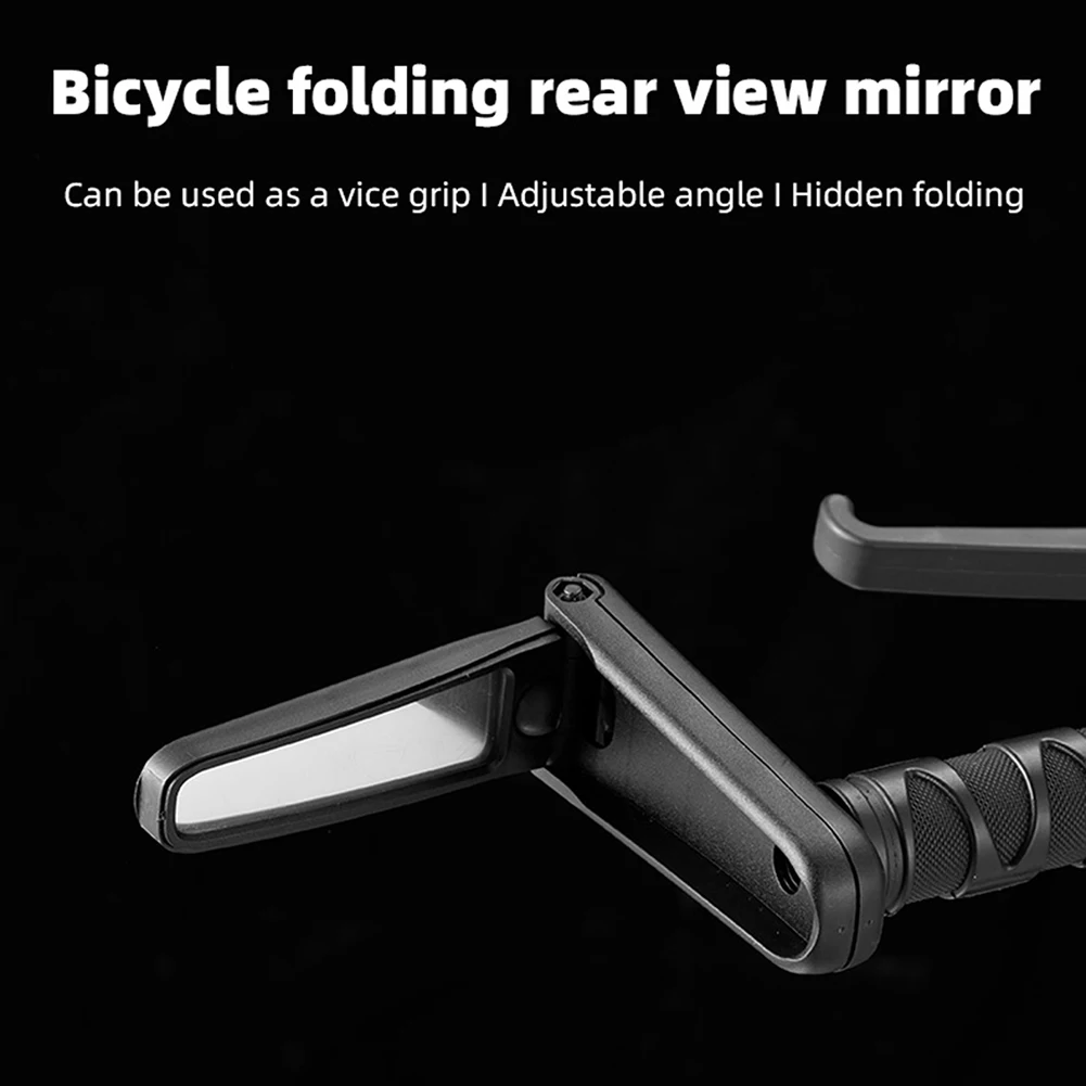 

Bicycle Rearview Mirror, Multifunctional Bike Rearview, Handlebar Mirror, Folding, 360 Degree Rotatable, Cycling Accessories