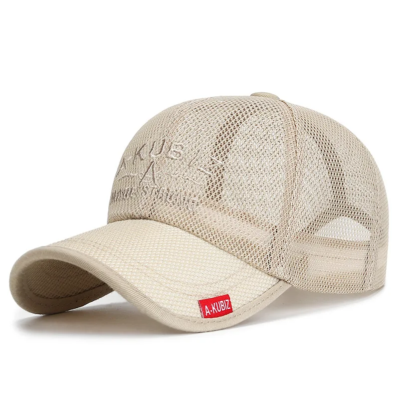 

Unisex Summer Mesh Baseball Cap Breathable Casual Fashion Quick Dry Sun Hat Adjustable Mesh Cap Gorras Casquette Homme