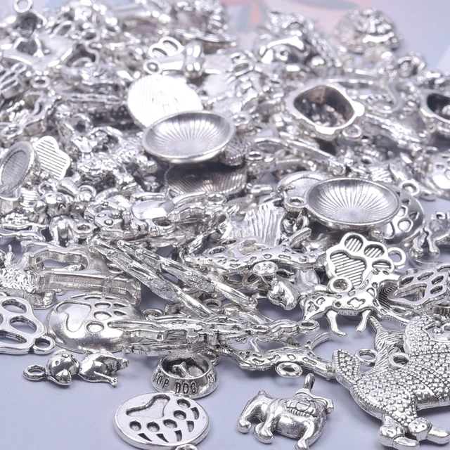 Jewelry Charms Bulk Silver Charms Wave Connector Charm, 925