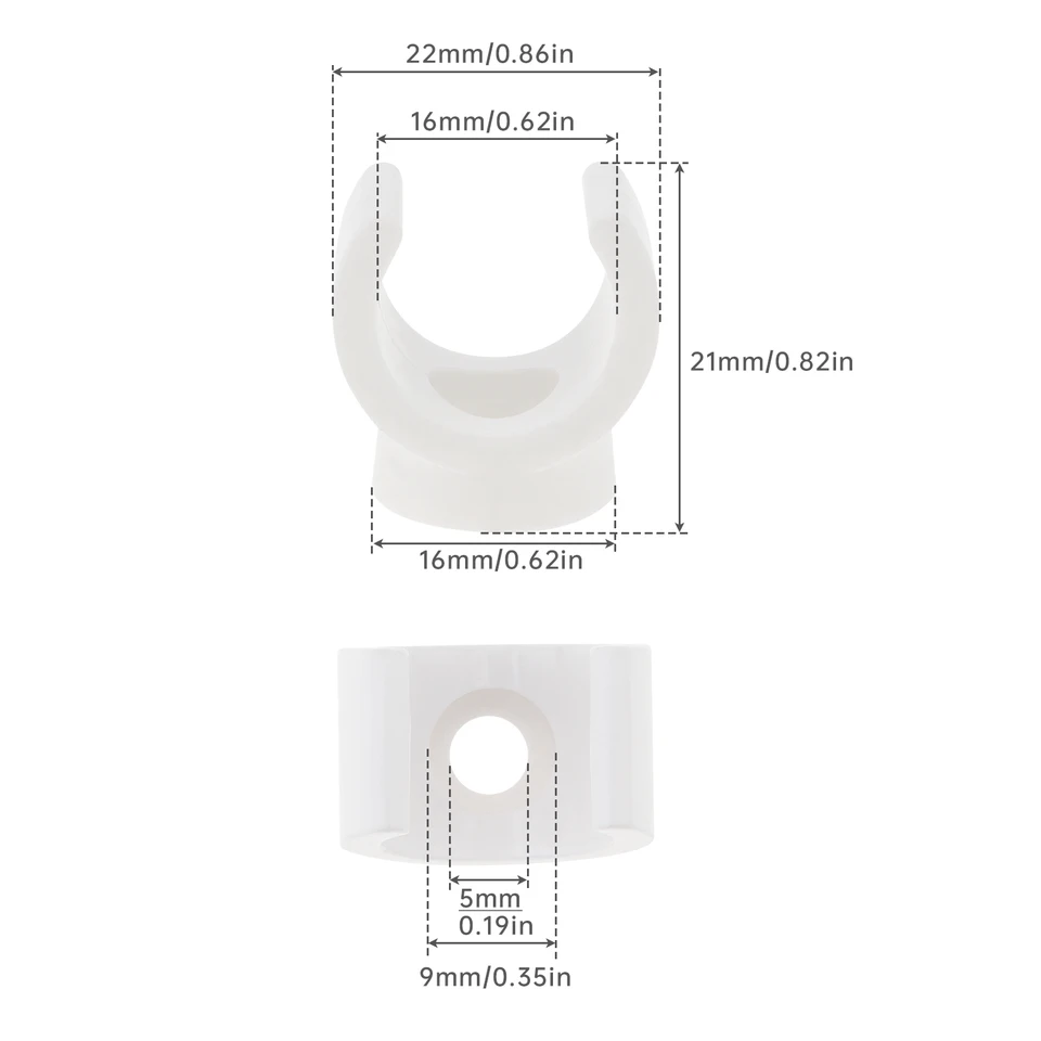 Morsetti per tubi flessibili - da 1/2 a 2 pollici - tubo flessibile da 24 a 76 mm