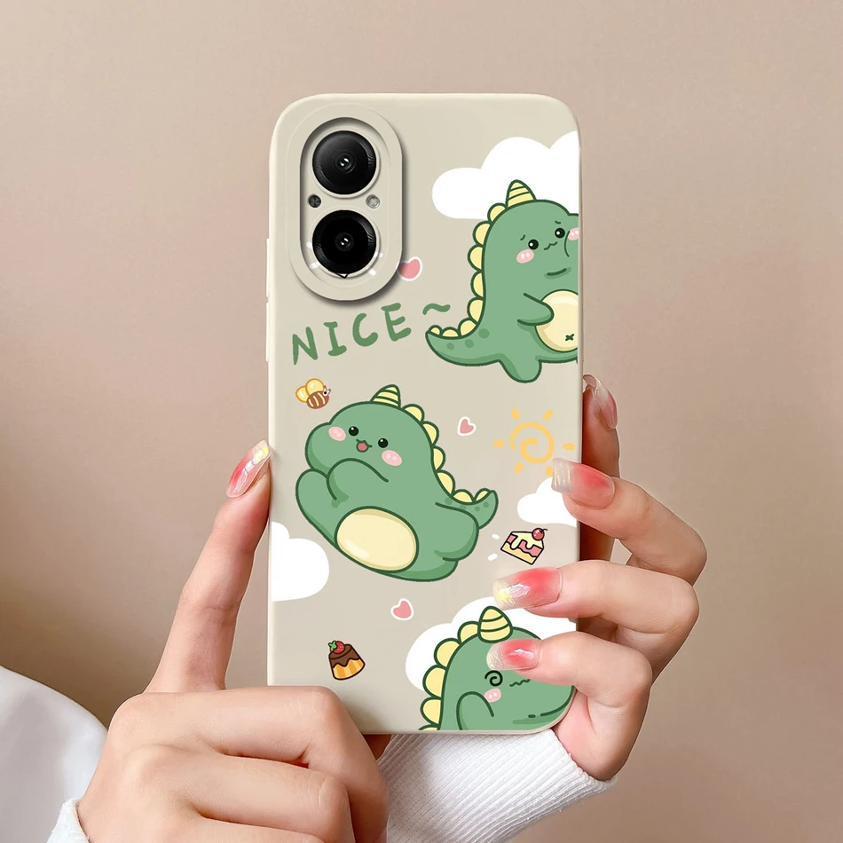 Soft Liquid Silicone Full Protection Phone Case with Multiple Patterns - Anti-Shock Cover