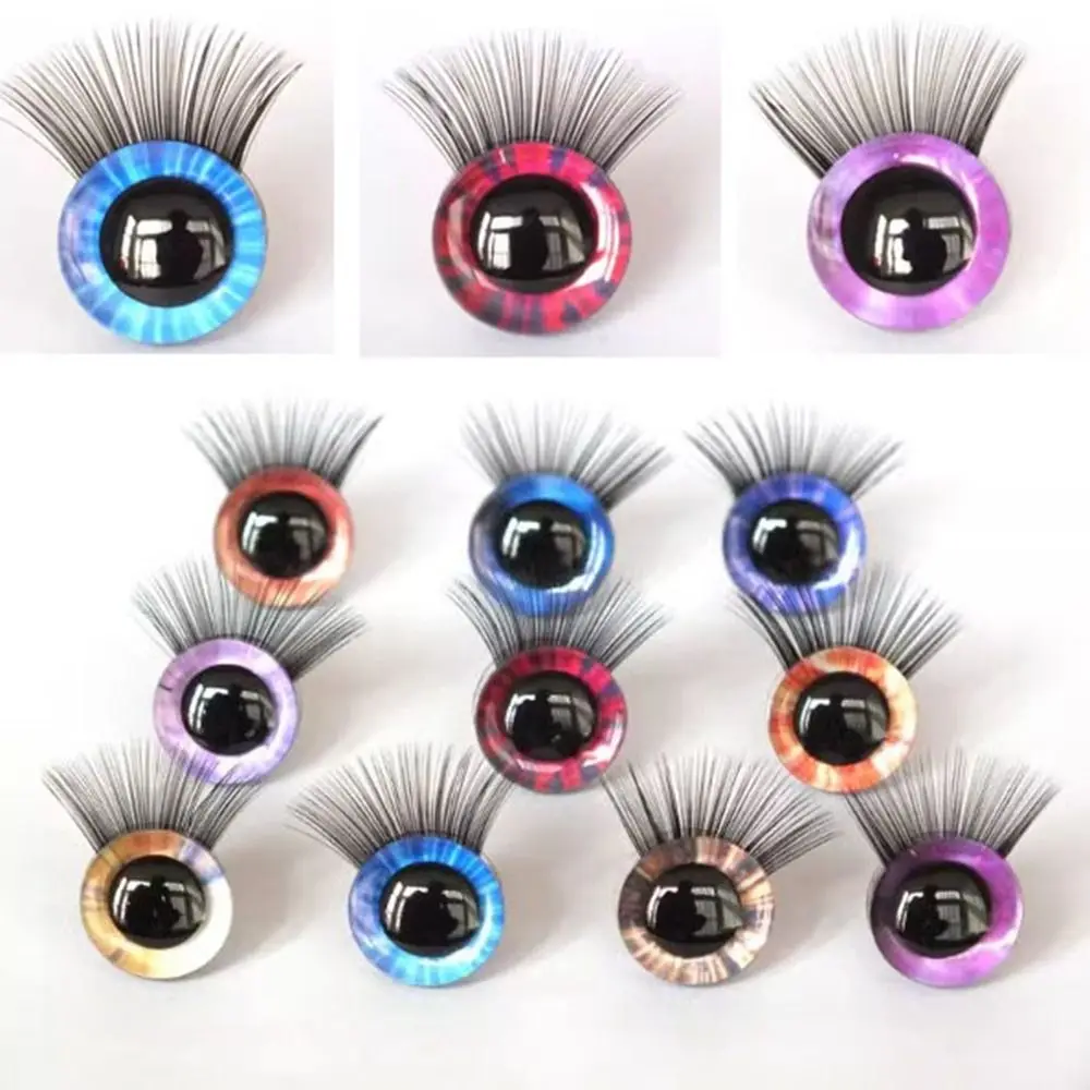 

Безопасные пластиковые глаза 14 мм, аксессуары для кукол высокого качества, 10 цветов, глаза для поделок, глаза для медведей, животных, аксессуары для кукол