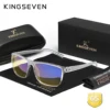 KINGSEVEN New 99% Anti-Blue Ray Glasses Transparent Lens Eyeglasses Men Women Computer Blue Light Blocking Decorative Eyewear 3