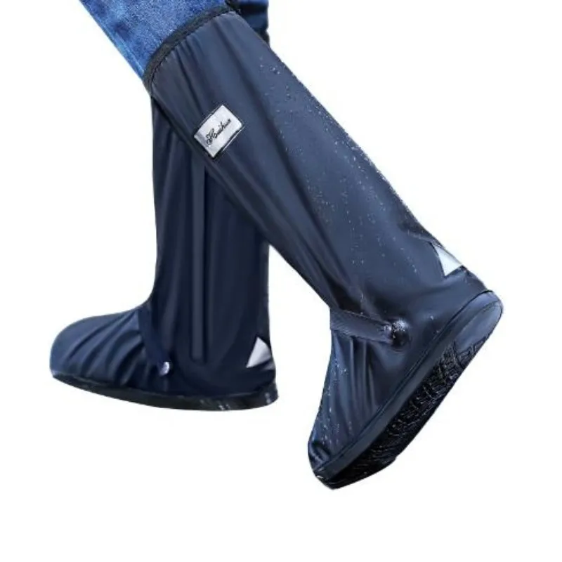 Rain boots set of waterproof antiskid shoes high water outdoor rain more rain and snow resistant silicone rubber boots reflectiv
