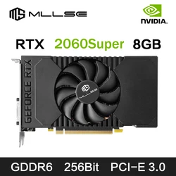 MLLSE NVIDIA RTX 2060 SUPER 8GB 2176SP Gaming Graphics card GDDR6 GPU 256bit rtx2060 Super 8g PC Desktop Video Office rtx2060s