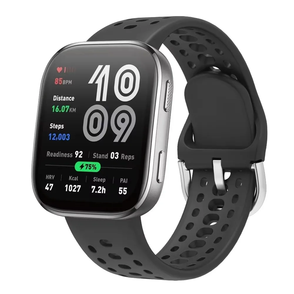 Sporty Breathable Silicone Strap