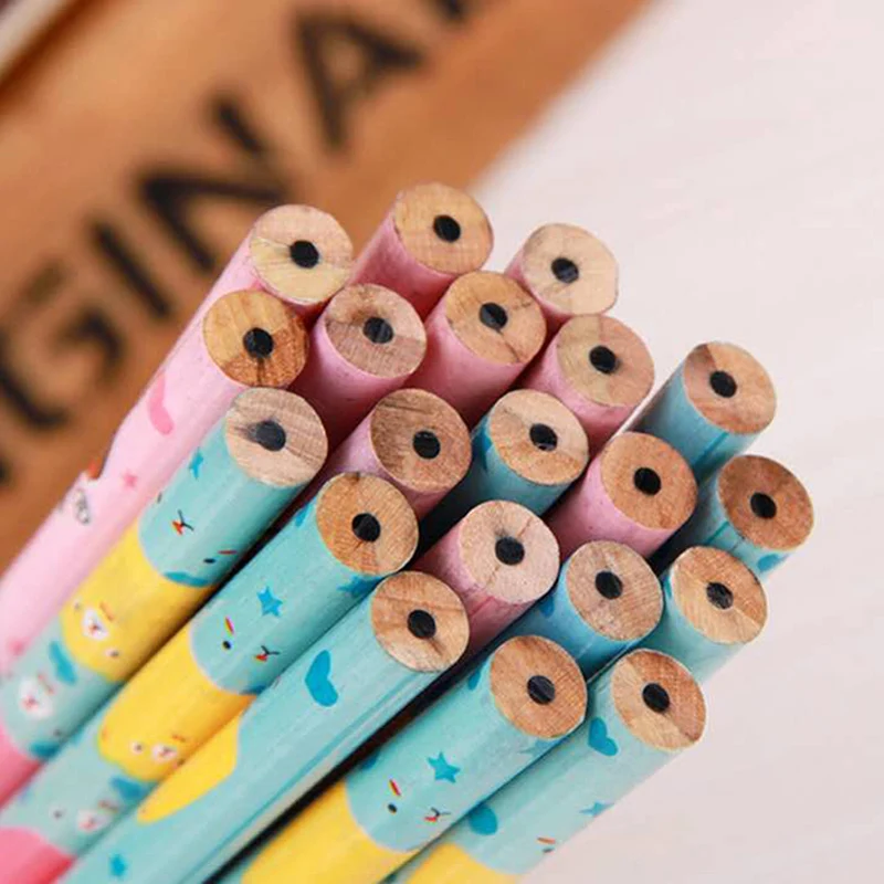 10Pcs Graphite Anime Pencil HB Kawaii Sketch Drawing Pencils for Kids 2023  School Art Supplies Student Stationery Writing Pencil - AliExpress