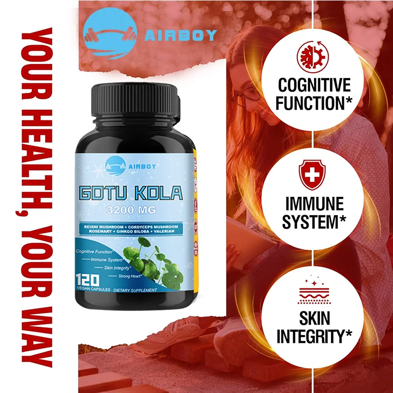 Gotu Kola Improve Cognitive Function and Skin Health Integrity Support The Immune System