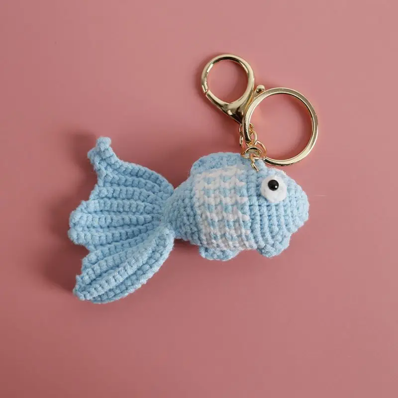 Wimnqie Portachiavi con ciondolo a forma di pesce, portachiavi per chiavi, sacchetto d'acqua, portachiavi multiuso, stile 1, Siehe Beschreibung