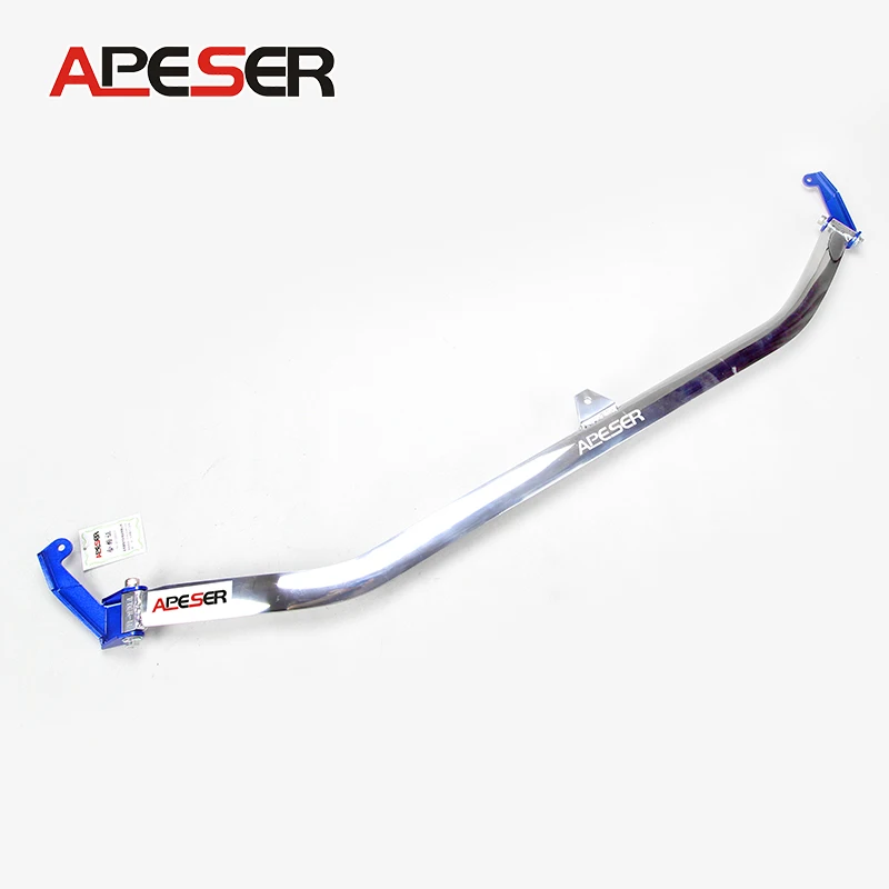 Front Strut Bar for Honda Fit 2004- Racing Car Engine Front Upper Tower Strut Bar Brace Modification Parts STB Anti-Roll