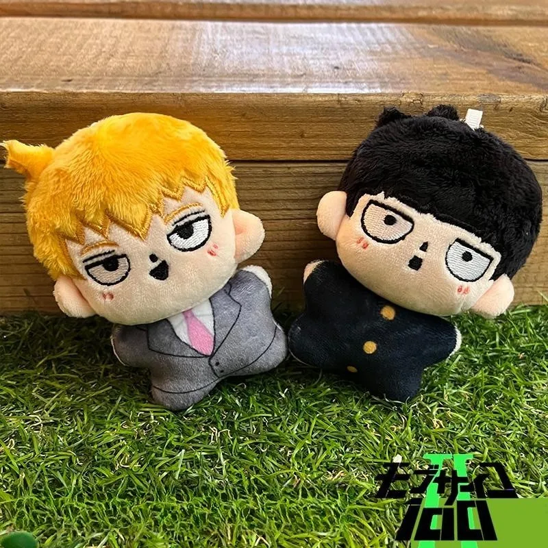 

Anime Mob Psycho 100 Figure Kageyama Shigeo Reigen Arataka Plush Stuffed Doll Pillow Pendant Keychain Fans Collection Gift