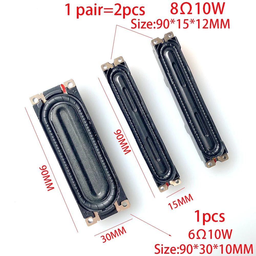 Original 1PCS-1par-3PCS For Samsung TV speaker UA46C5000PR UA32C4000P BN96-12941B/C BN96-13406B 8ohms 10W 100% test audio speaker