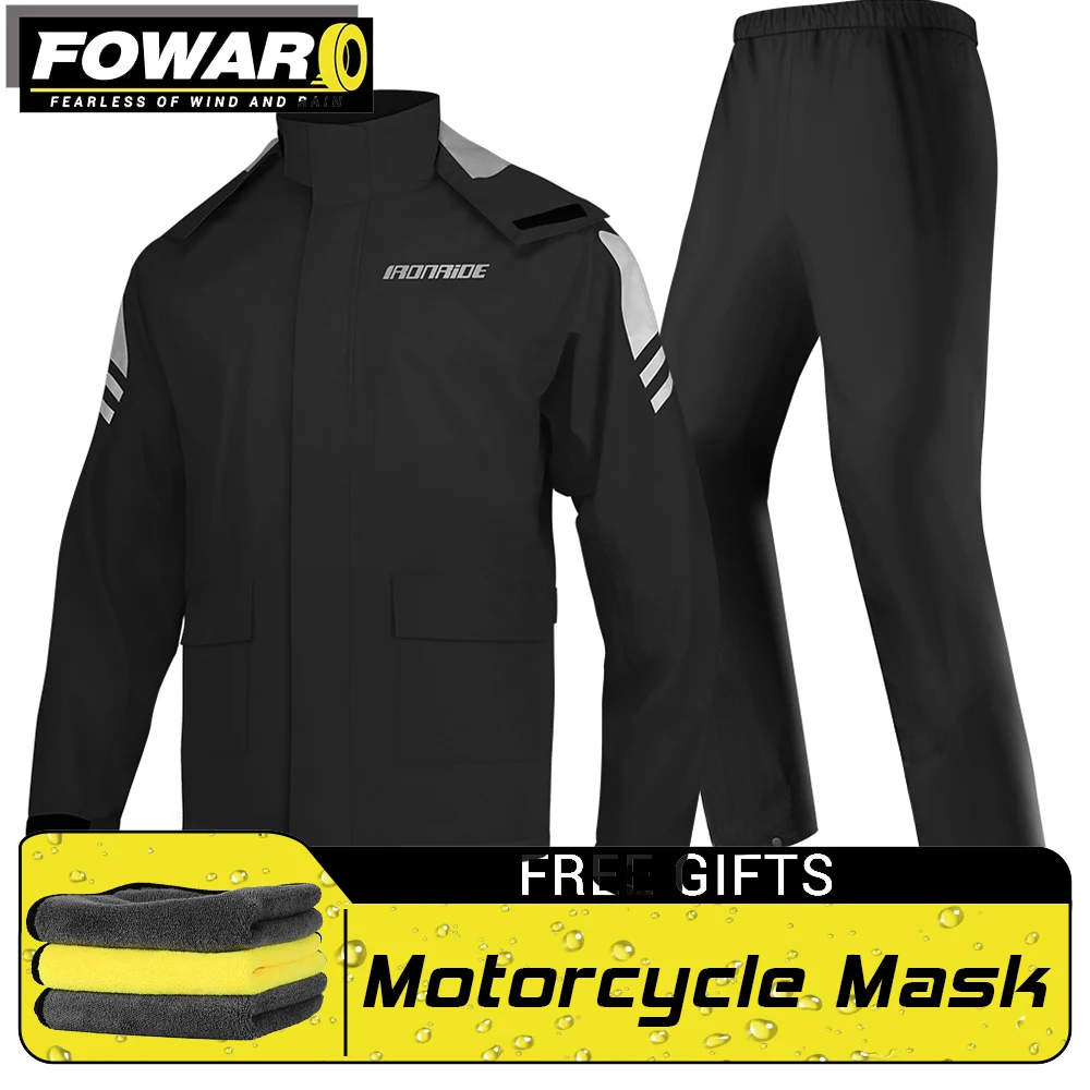 야외 방수 스플릿 레인 재킷, 사이클링 야외 오토바이, 전신 방수 레인 코트, 신상 오토바이 레인 재킷 바지 세트 야외 방수 스플릿 레인 재킷, 사이클링 야외 오토바이, 전신 방수 레인 코트, 신상 오토바이 레인 재킷 바지 세트