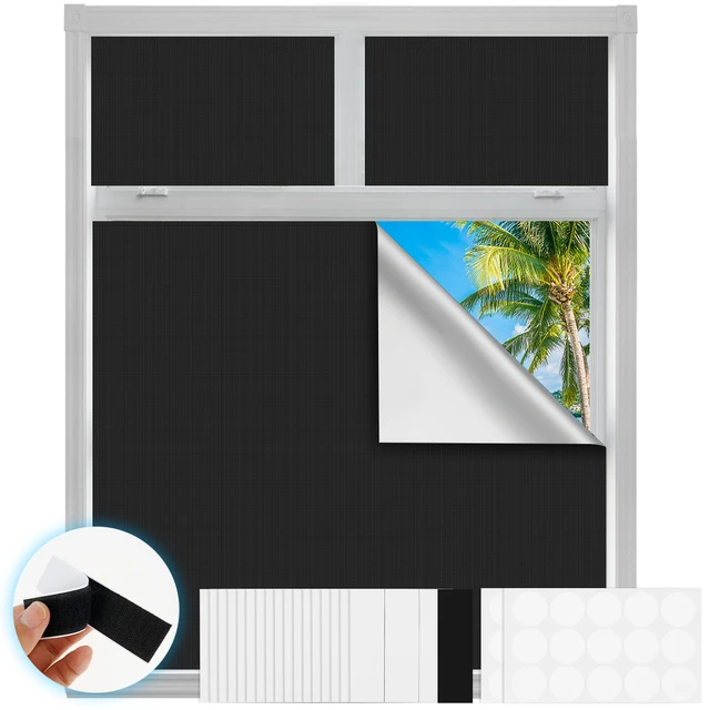 Tende Oscuranti Portatili 100x145 Cm - Tessuto 100% Oscurante, Per Camera E Viaggi