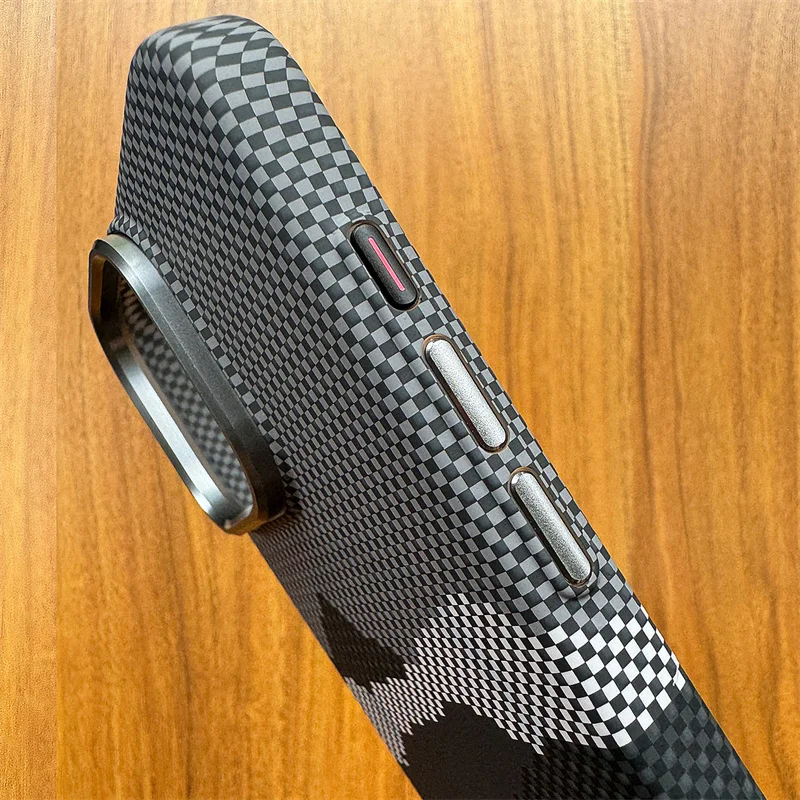 Carbon Fibre MagSafe Case with Alloy Frame - Slim & Lightweight Phone Shield