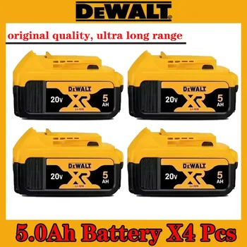 100% Genuine Dewalt 20V Battery, 2AH 5AH 6AH Rechargeable Lithium Ion Battery, Dewalt DCB200 Power Tool Replacement Battery 1
