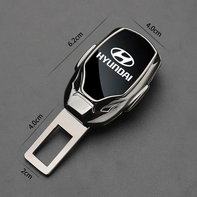 Car Seat Belt Clip Buckle One Button To Release Insert Socket Extender For Hyundai Accent Azera Elantra ioniq Tucson Accessories