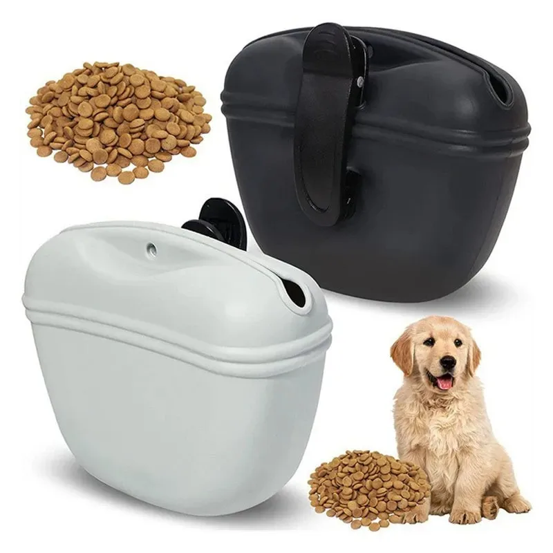 

Silicone Dog Treat Bag Pet Portable Dog Training Waist Bag Outdoor Feeder Puppy Snack Pouch Food Reward Storage Bag Pet Supplies