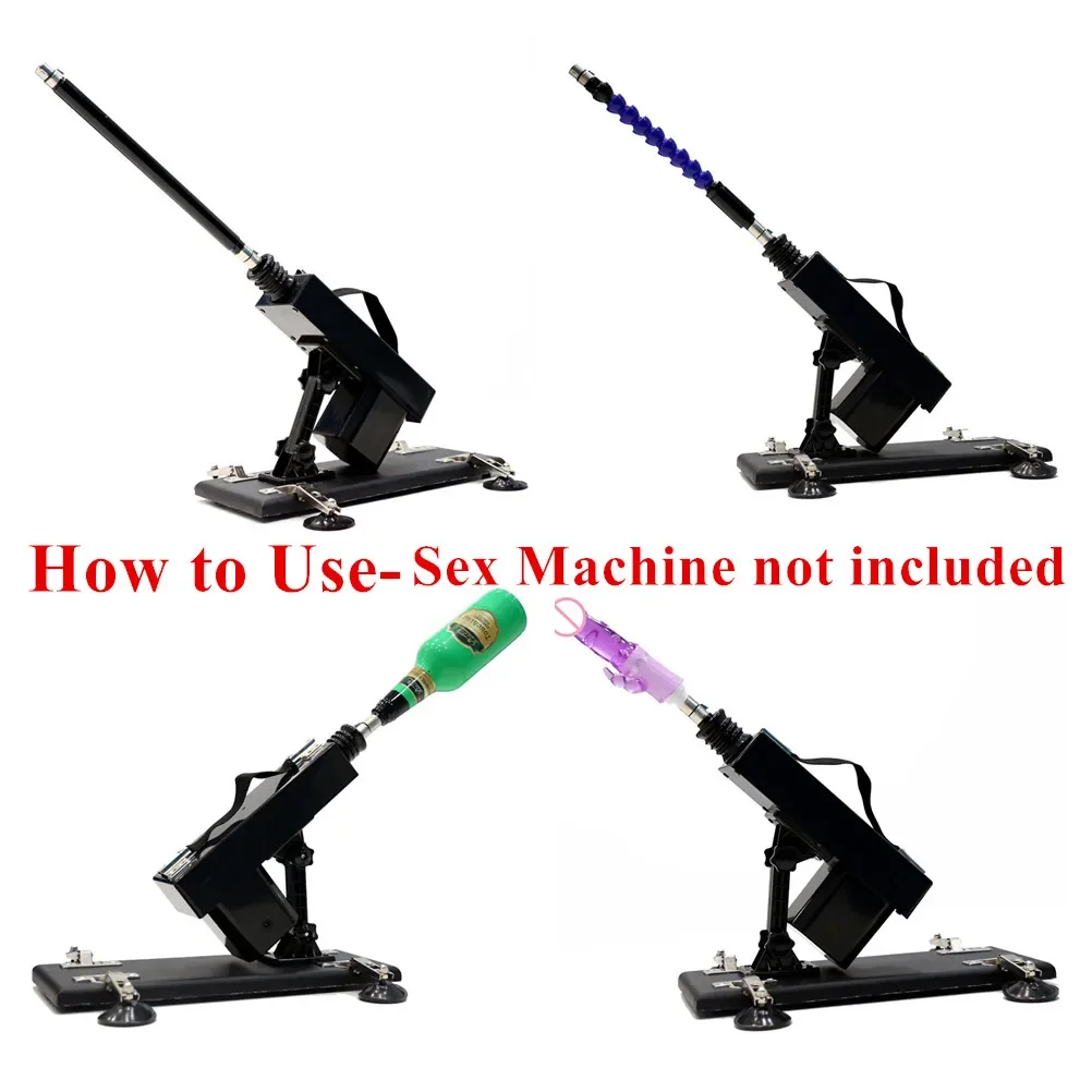 Sex Toy Entry Level Sex Machine Dildo Attachments A2/A3 Big Dildos for Women Men Masturbation Anal Plugs Kit 3XLR Accessories Sex Shop