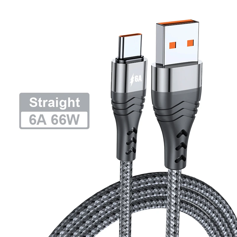 hdmi to iphone cable USB Type C Cable 6A 66W SCP For Huawei Mate 40 Pro 5A Fast Charging USB C Charger Cable Data Cord for Xiaomi Samsung OPPO 1/2/3M apple iphone charger cable Cables