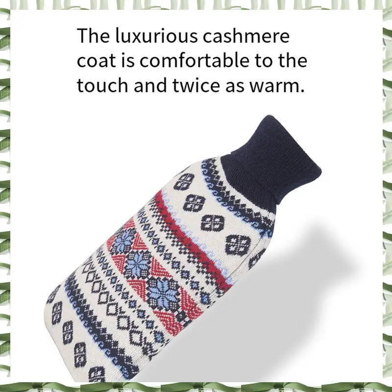 Professional Tool Hot Water Bottles Washable Removable Large Protective Hot Water Bottle Cover Coral Fleece Bag