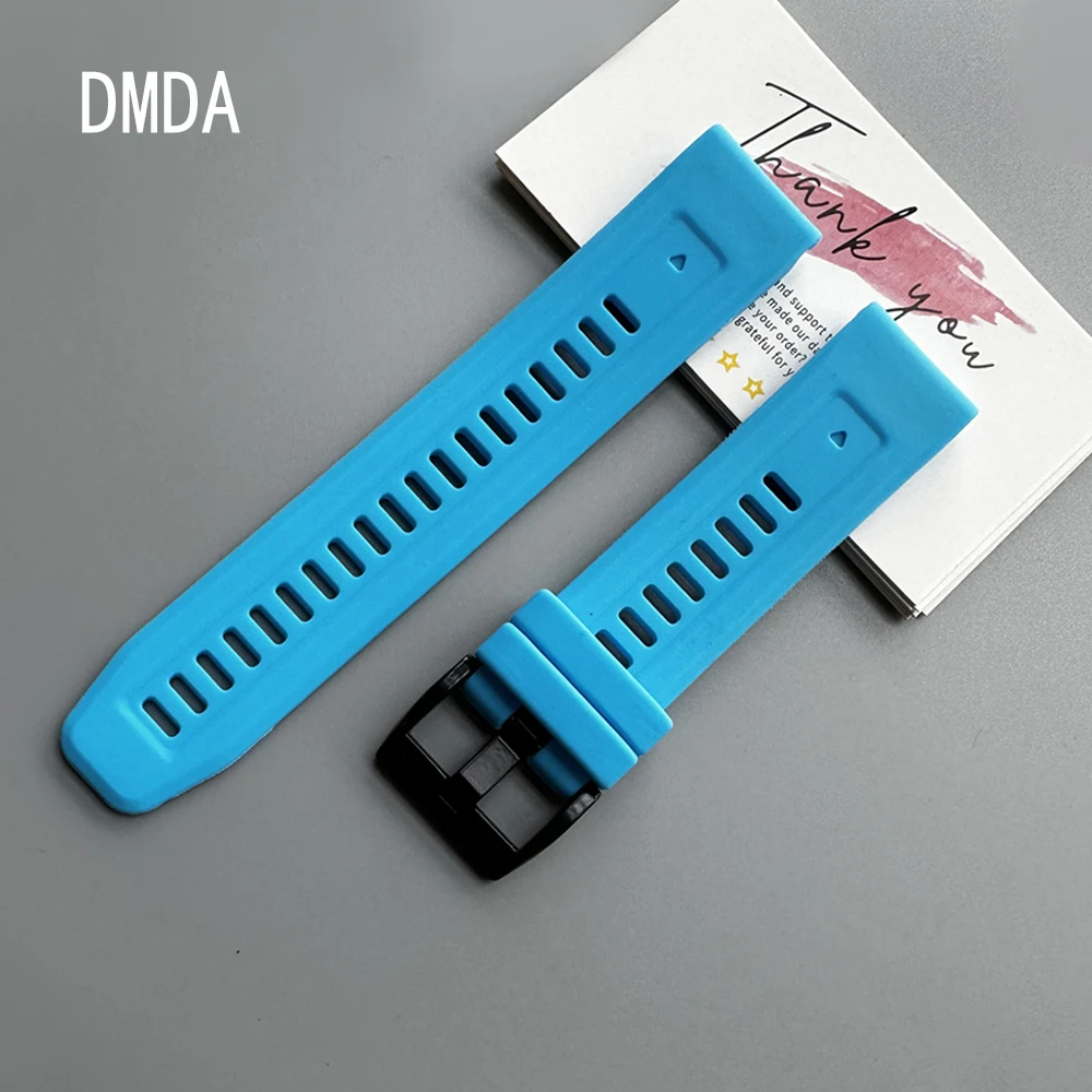 Enhanced Silicone Sports Watch Band - QuickFit 22/26mm Strap