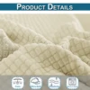 Stretch Sofa Cushion Cover Patio Waterproof Jacquard Sofa Seat Furniture Protector Slipcover with Elastic Bottom For Living Room 5