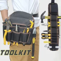 Multifunctional Tool Storage Bag Pouch Belt Electrician Toolkit Drill Waist Bag Wrench Screwdriver Hardware Tool Bags Organizer 1