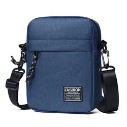 Compact Unisex Crossbody Bag - Lightweight Travel & Everyday Phone Pouch with Adjustable Strap (Navy Blue)
