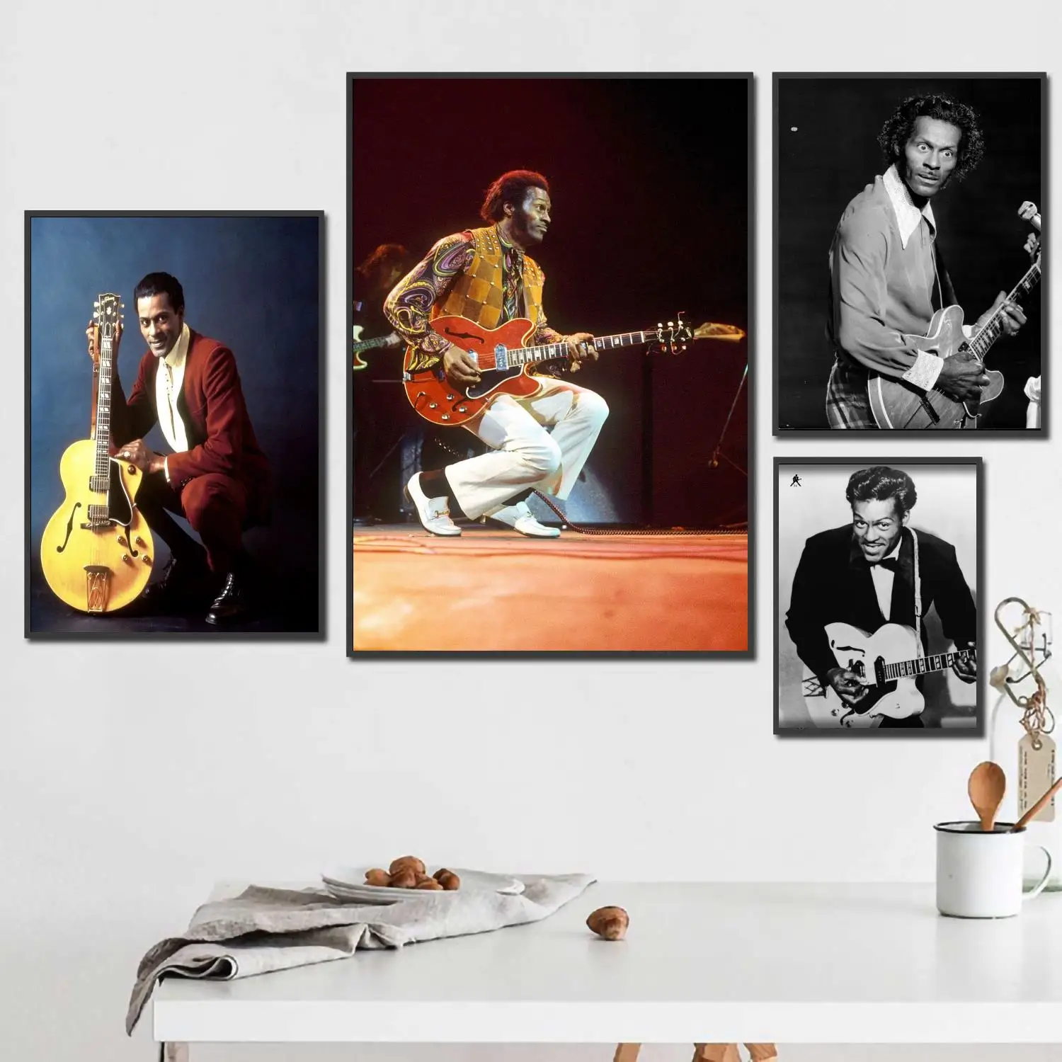 

Chuck Berry Band 24x36 Decorative Canvas Posters Room Bar Cafe Decor Gift Print Art Wall Paintings