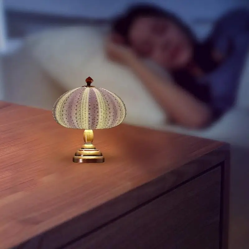 

Cute Night Lamp Animal Lights For Kids Sea Urchin DIY Night Light Household Desk Lamp For Bedroom Living Room For Children's