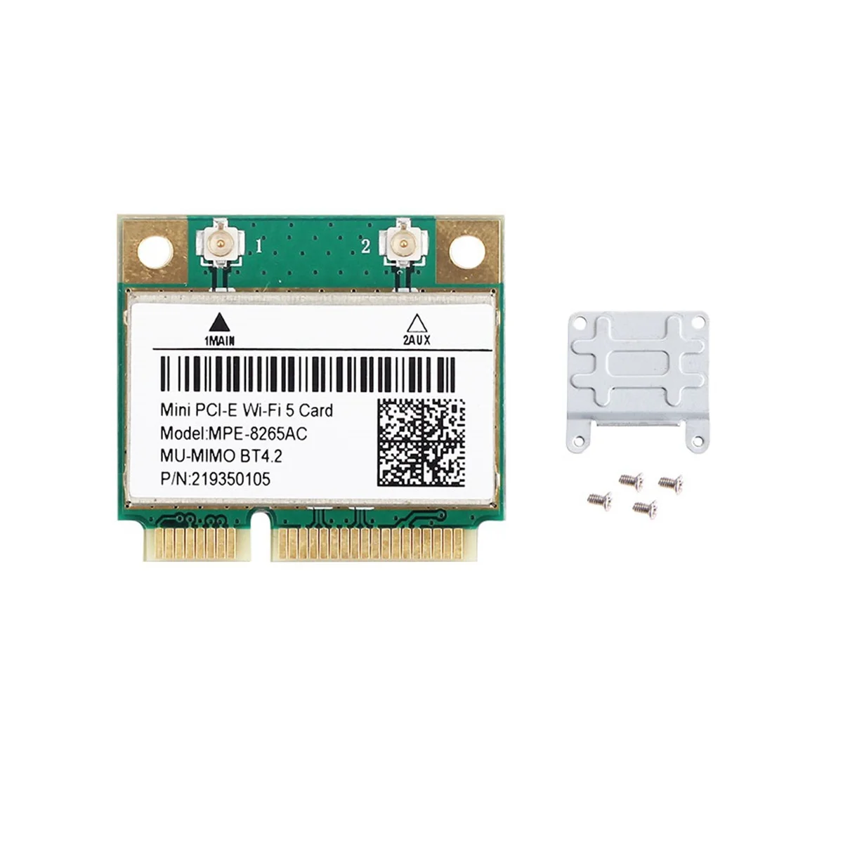 Mpe-8265Ac Wireless Half Mini Pci-E Wifi Card Wifi 5 Dual Band 802.11Ac 2.4Ghz 5Ghz 1200Mbps Scheda Di Rete Wlan