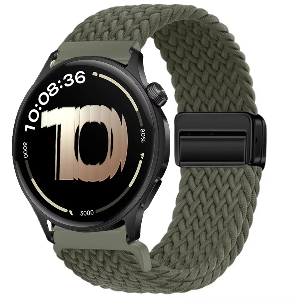 Premium Elastic Magnetic Braided Smartwatch Band and Bracelet Strap