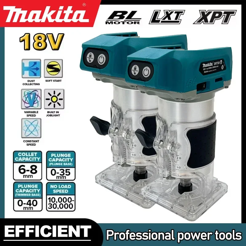 DRT50 Brushless Slotting Tool Milling Cordless Trimmer Rechargeable Trimming Mac