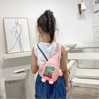 Cartoon Toddler Shoulder Bags Baby Outdoor Travel Backpack Children's Bags Unisex Cross-body Dinosaur Mini Chest Bag 3-6 Years 5