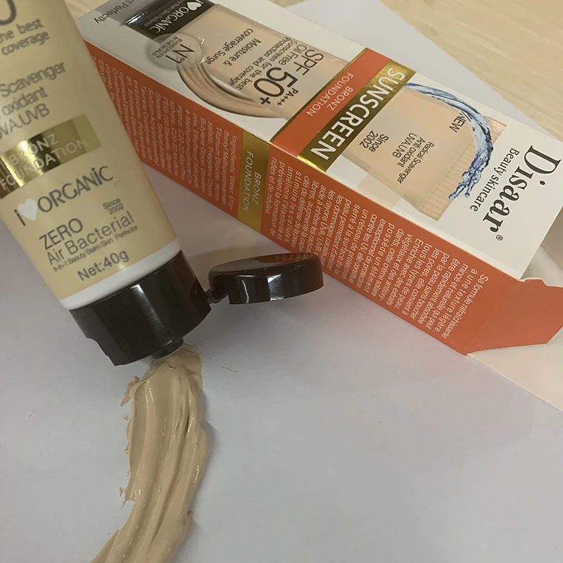 SPF50+ Skin Protection Facial Sunscreen Sweat-Proof Whitening Foundation Solar Blocker Moisturizing Face Body Sun Cream Lotion