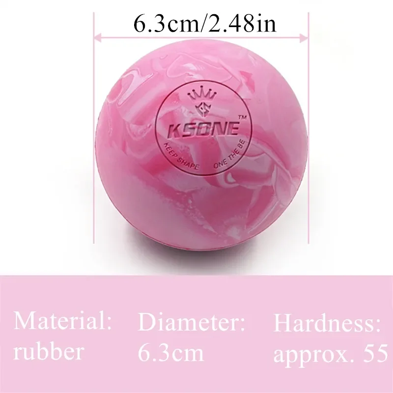 6.3cm Lacrosse Massage Ball Rubber Yoga Muscle Massage Roller Relaxation Pain Relief Portable Physiotherapy Ball