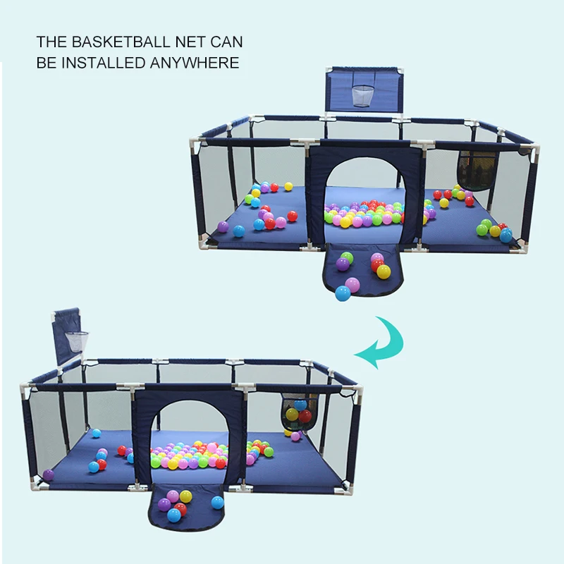 Playpen for Children Indoor Barriers Baby Playground Game Park Newborn Activity Safety Fence Kids Toddler Security Zone Barrier
