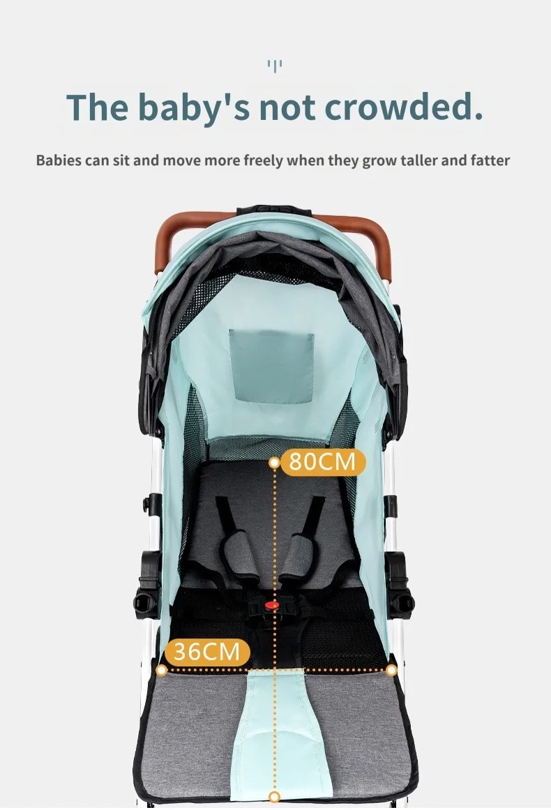 Folding Baby Stroller 4.3Kg Lightweight Baby Carriage For Travel Infant Trolley Portable Pram Stroller Dropshipping