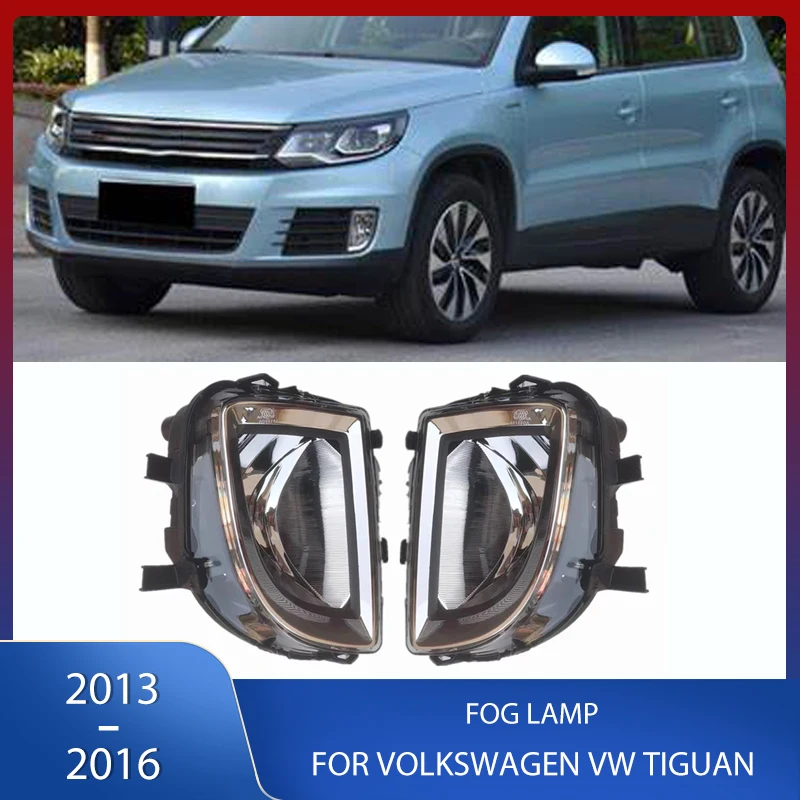 

Car Front Bumper Fog Light Anti-fog Lamp With Halogen Bulb For Volkswagen VW Tiguan 2013 2014 2015 2016 5ND941699A 5ND941700A