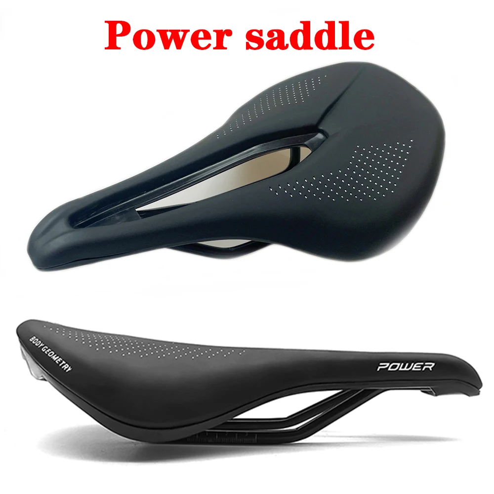 Power Comp Bicycle Saddle for Men's and Women's Comfort Road Cycling Saddle Mtb Mountain Bike Seat 143mm Bicycle Seat Accesorios mixed full carbon fiber 5d ultra pack light weight bike saddle 143mm 135g for road mtb mountain bicycle carbon seats