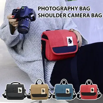 Borsa per fotocamera DSLR per Canon EOS R10 R50 R100 R7 RP 250D 200D M200 M50 M6 SX70 SX60 Nikon ZFC Z50 Z30 Z5 D3500 B700 B600 P530 P610